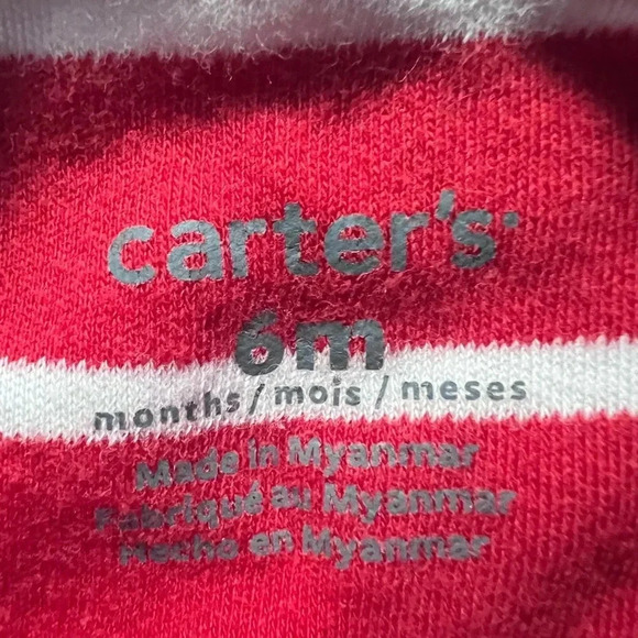 Carters 6 Months Footed Pajamas Little Brother - Picture 4 of 5